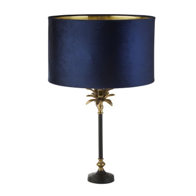 Veioza, Lampa de masa eleganta Palm bleumarin
