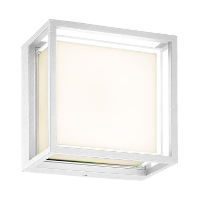 Plafoniera LED iluminat exterior modern IP65 CHAMONIX alba