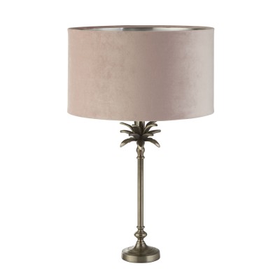 Veioza, Lampa de masa eleganta Palm roz