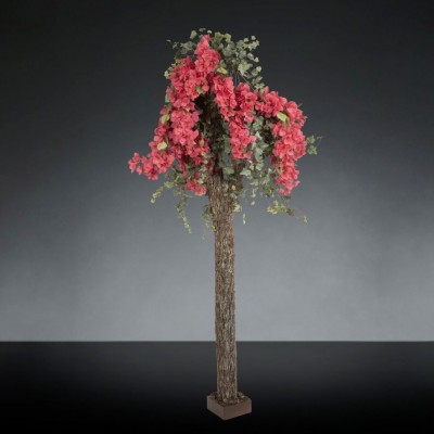 Aranjament floral mare decor festiv design LUX BOUGANVILLE TREE H-220cm