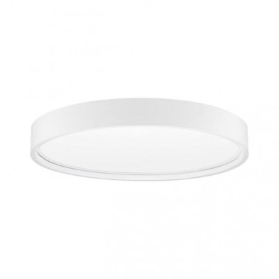 Plafoniera LED dimabila design circular OLAF alba 45cm