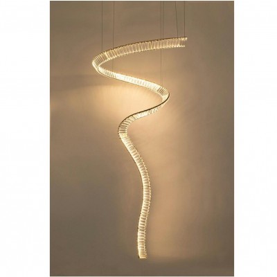 Lustra LED casa scarii design deosebit CHARMES 1A crom