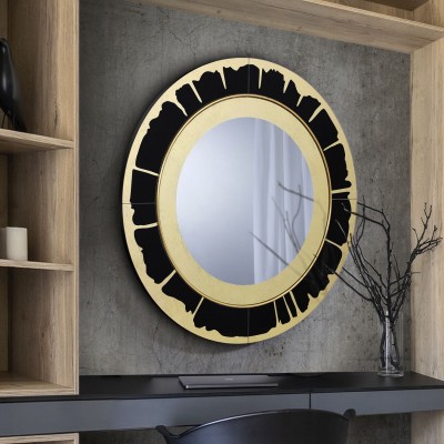 Oglinda rotunda design decorativ Ocaso D-90cm 