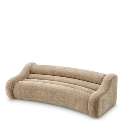 Canapea curbata design LUX Carbone, Lyssa sand