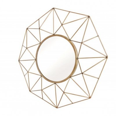 Oglinda de perete decorativa Diamond 90cm, alama