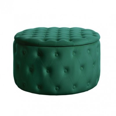 Taburete cu spatiu de depozitare Modern Barock 75cm, verde