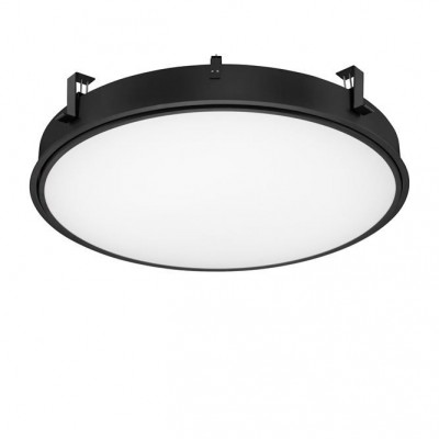 Plafoniera LED incastrabila reglabila PERFECT 80cm negru 3000K Dimmable