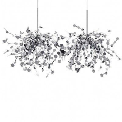 Lustra moderna design deosebit Monede 2 crom