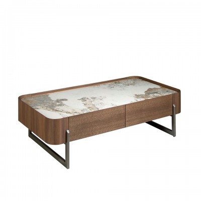 Masuta deosebita design LUX Walnut-Marble