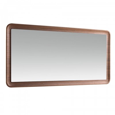 Oglinda decorativa design LUX Rectangular Walnut