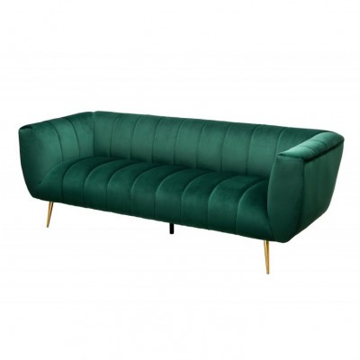 Canapea 3 locuri design elegant Noblesse, verde smarald