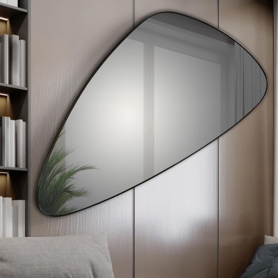 Oglinda decorativa TRIANGULAR 168x81cm Orio BLACK