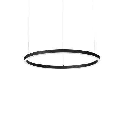 Lustra LED suspendata design slim Oracle d050 round 3000k dali negru