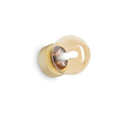Aplica perete moderna stil minimalist Perlage ap1 amber