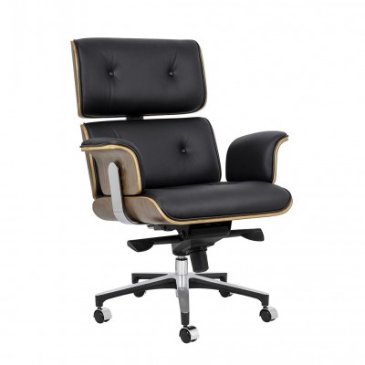 Scaun de birou LOUNGE BUSINESS negru