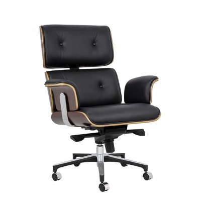 Scaun de birou LOUNGE BUSINESS negru