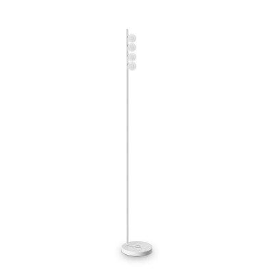 Lampadar LED design minimalist Ping pong pt4 alb