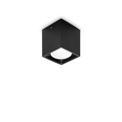 Spot LED aplicat Dot pl square 3000k negru