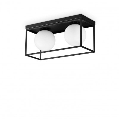  Plafoniera design modern Lingotto PL2 negru