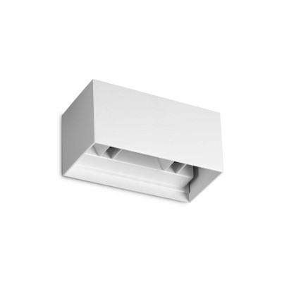 Aplica LED de exterior ambientala Ip54 Atom ap d20 alba