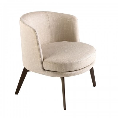Fotoliu modern elegant Cream fabric 