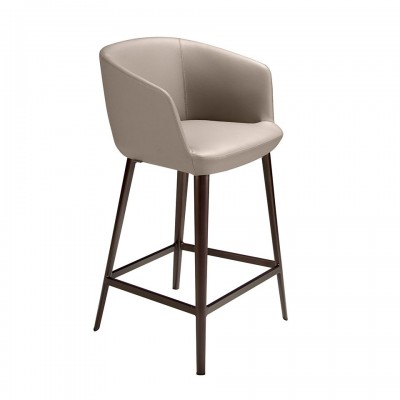 Scaun de bar stil avangardist Grey Stool