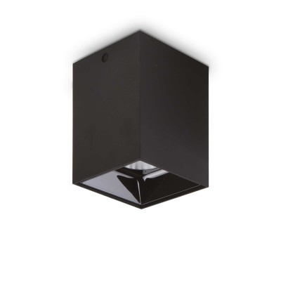 Spot LED aplicat modern Nitro pl square d10 negru