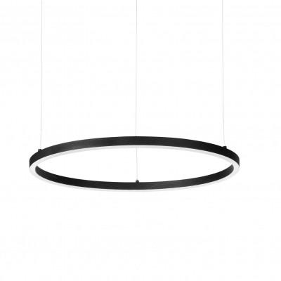 Lustra LED design modern Oracle slim sp d050 round 4000k on-off negru