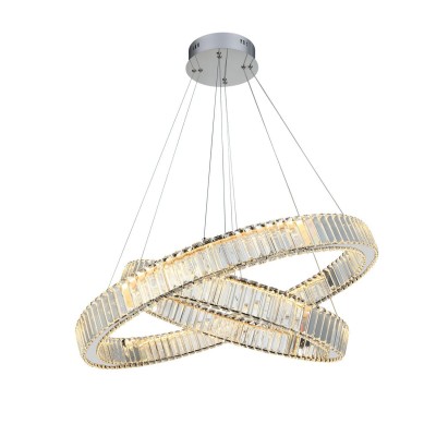 Lustra suspendata LED SPARK 60+80 DIMM CH