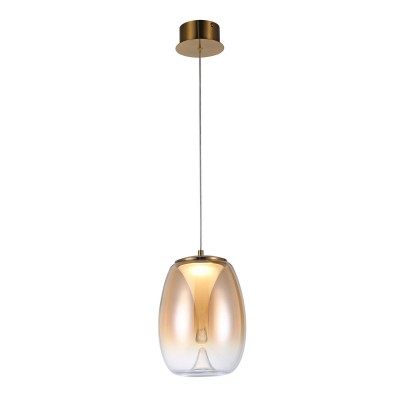Pendul LED design decorativ modern PAMELA 20 amber