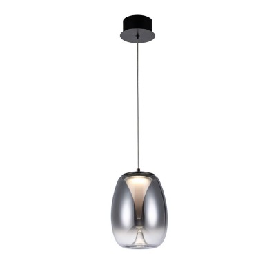 Pendul LED design decorativ modern PAMELA 20 fumuriu