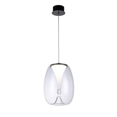 Lustra/Pendul LED design decorativ modern PAMELA 27 clar