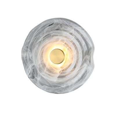 Aplica LED design modern decorativ NESTOR TOP 30 brass 