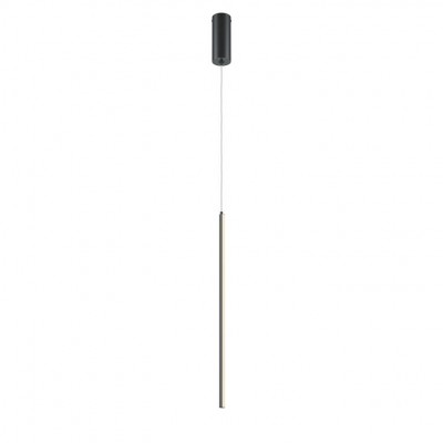 Pendul LED liniar stil minimalist Halo negru