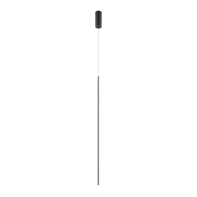 Pendul LED liniar stil minimalist Halo negru