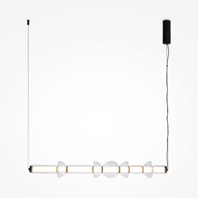 Lustra/Pendul LED design decorativ Cosmo negru