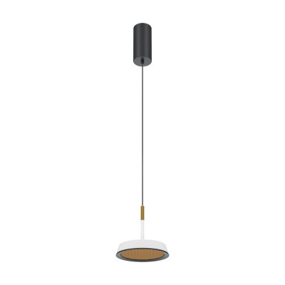 Pendul LED design modern El 14,5cm alb/auriu
