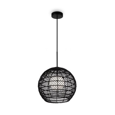 Lustra/Pendul design modern CANE 30cm negru