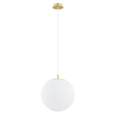 Lustra, Pendul design modern Evans 30cm, alb