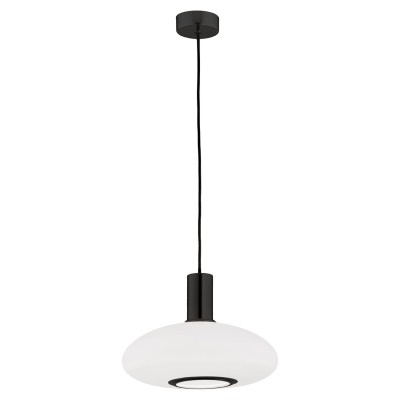 Lustra / Pendul design modern SAGUNTO 30cm, negru