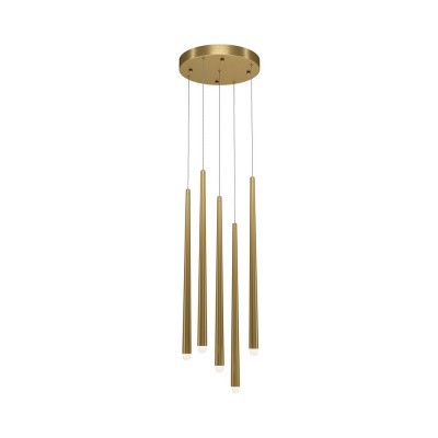 Lustra LED cu 5 pendule stil minimalist modern Cascade alama