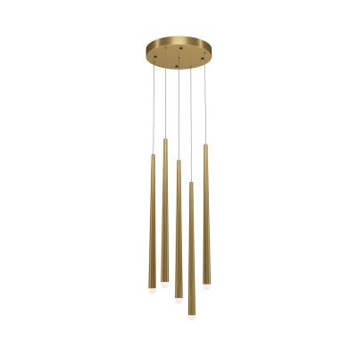 Lustra LED cu 5 pendule stil minimalist modern Cascade alama