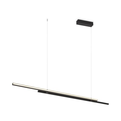 Lustra LED suspendata stil minimalist modern Halo negru