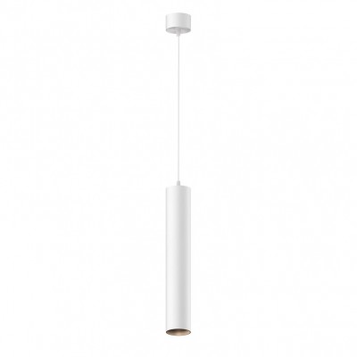 Pendul LED iluminat design tehnic FOCUS D-5,2cm alb
