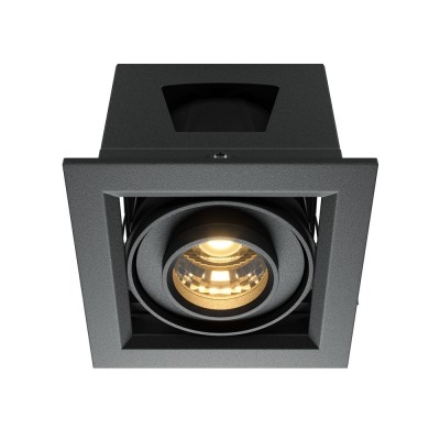 Spot LED incastrabil design tehnic Modern negru
