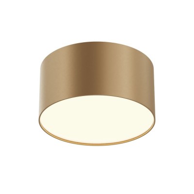 Mini Plafoniera LED design tehnic Zoom D-12cm 3000K auriu