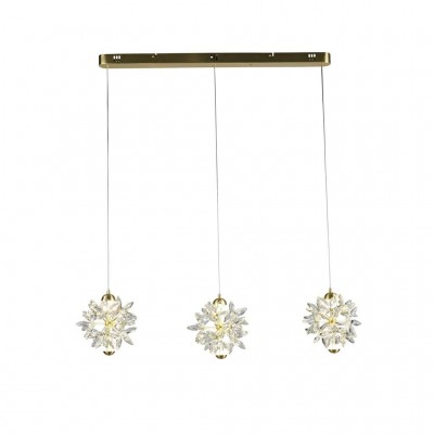 Lustra LED suspendata cristal design lux elegant BELLE 3L