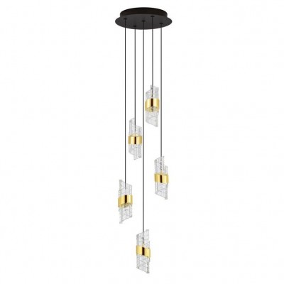 Lustra cu 5 pendule LED design modern Seneca