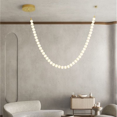 Lustra LED suspendata, deosebita design lux PERLA