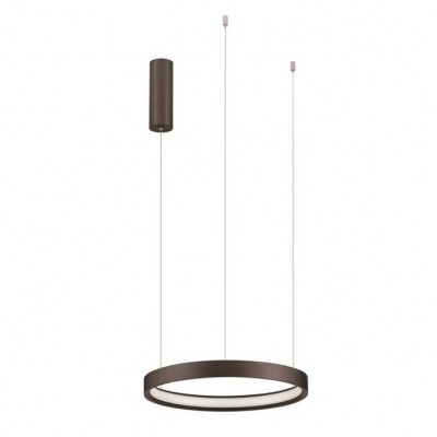 Lustra LED circulara PERRINE 40cm, maro